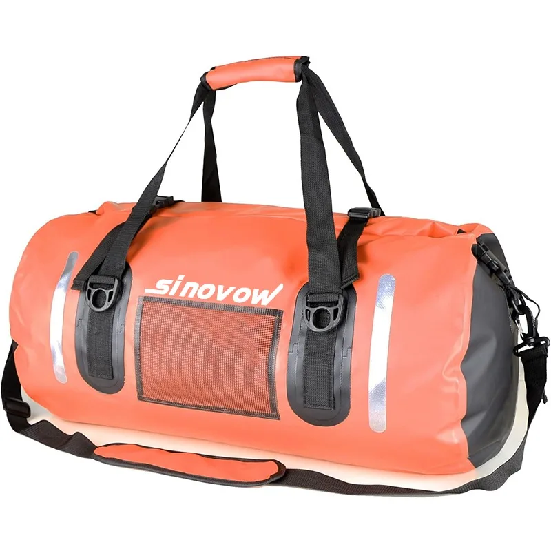 Wholesale Outdoor Camping Hiking Waterproof 500d Pvc Dry Travel Bag For Motorcycle Tail Kayaking Rafting Boating