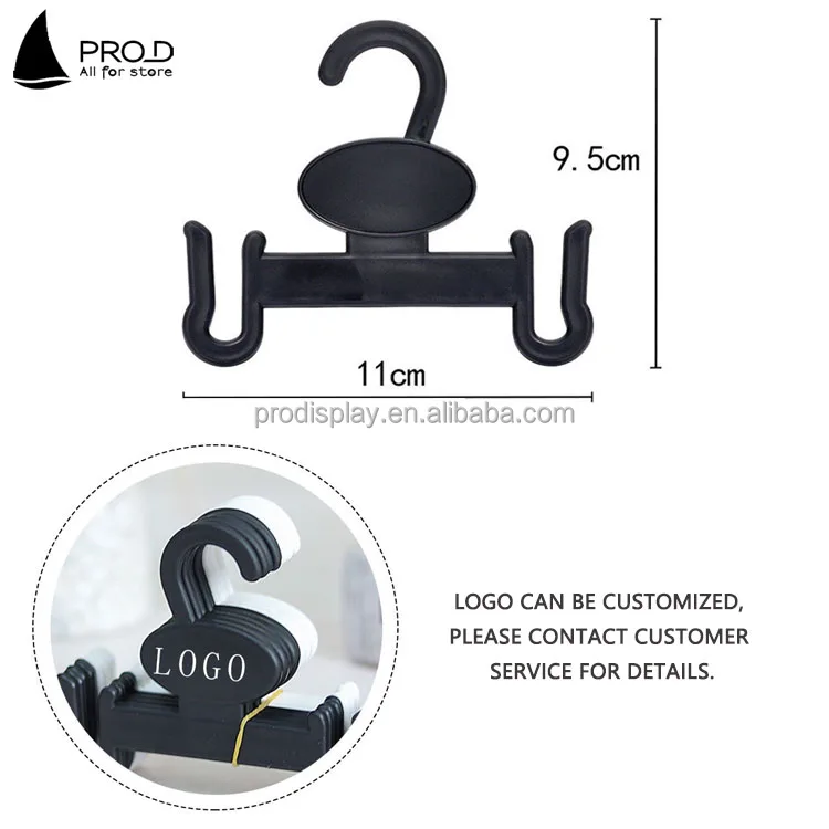 Supermarket slippers flip-flop display hook plastic shoe hangers for shops