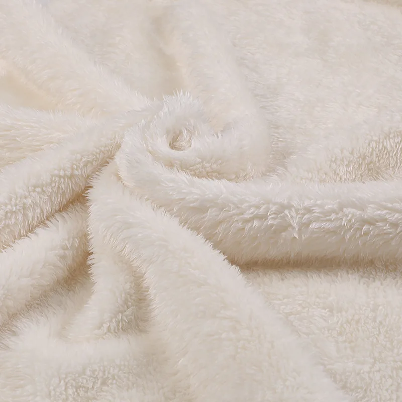 Factory Direct Fake Fur Fleece Fabric 100% Polyester Sherpa Fleece Fabric For Garment