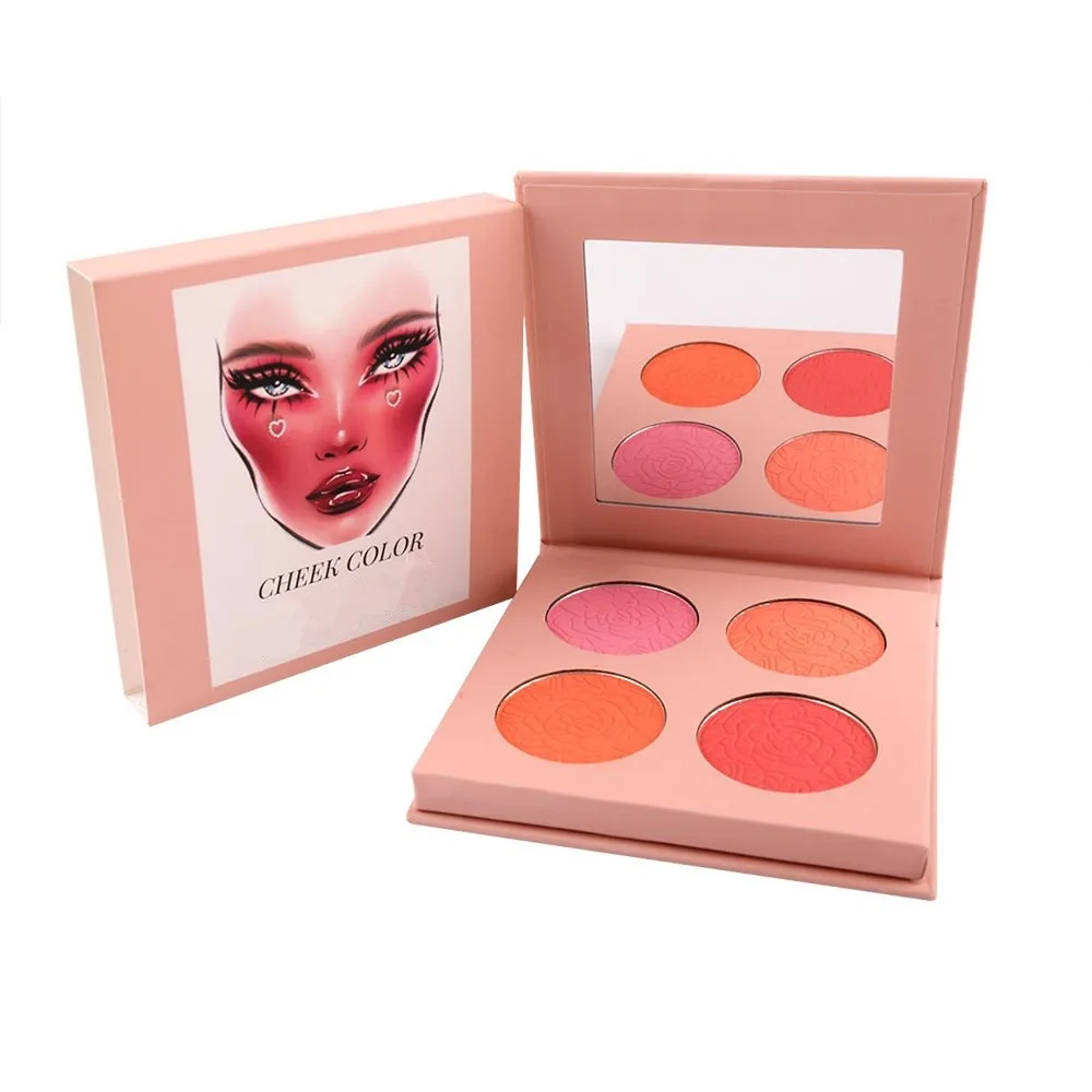 
Wholesale private label pressed highlighter palette best nude makeup vegan matte color face highlighter makeup powder 