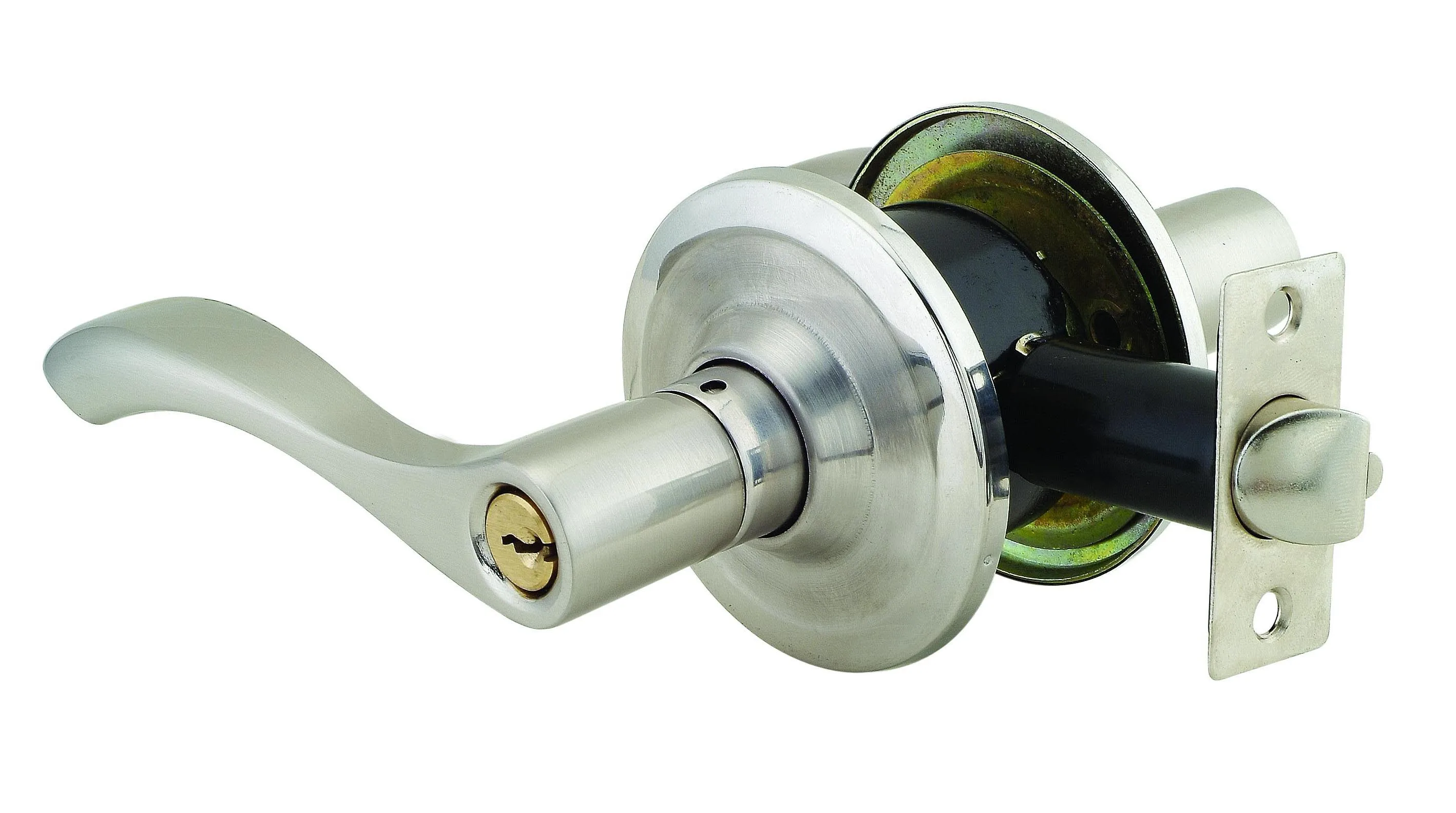 Zinc alloy American style grade 3 key lock door handles and locks for aluminum door cylinder knob tubular lock