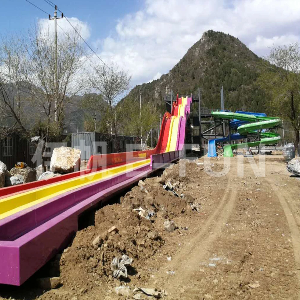 Water Play Equipment Fiberglass Water Slide for Sale Aqua Park