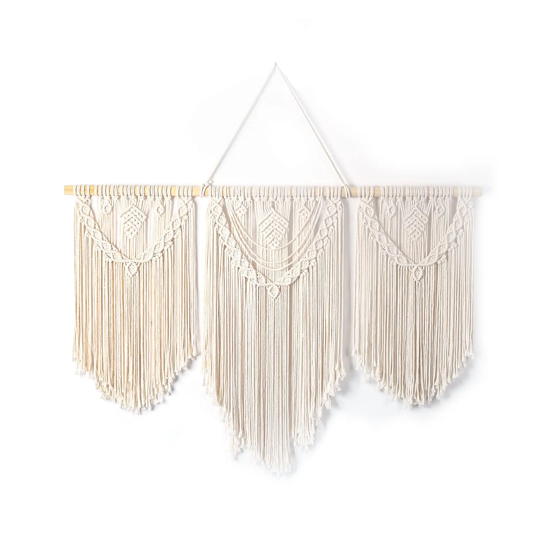 DAQIDO Ins Style Creative Hand Woven Home Decoration Tapestry Curtain Wedding Decoration Macrame Tapestry For Kids