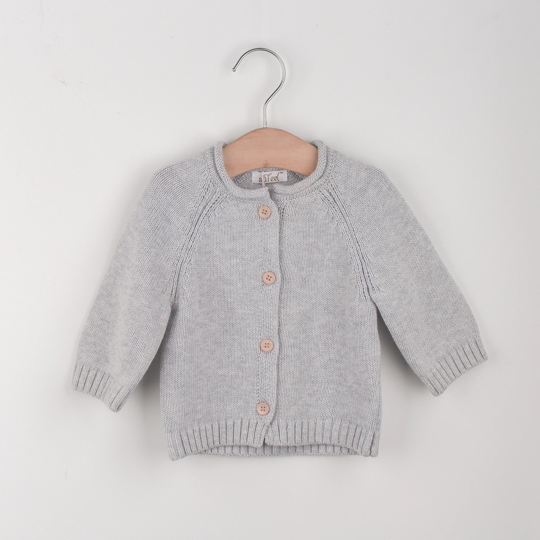 
100% cotton baby sweater cardigan 