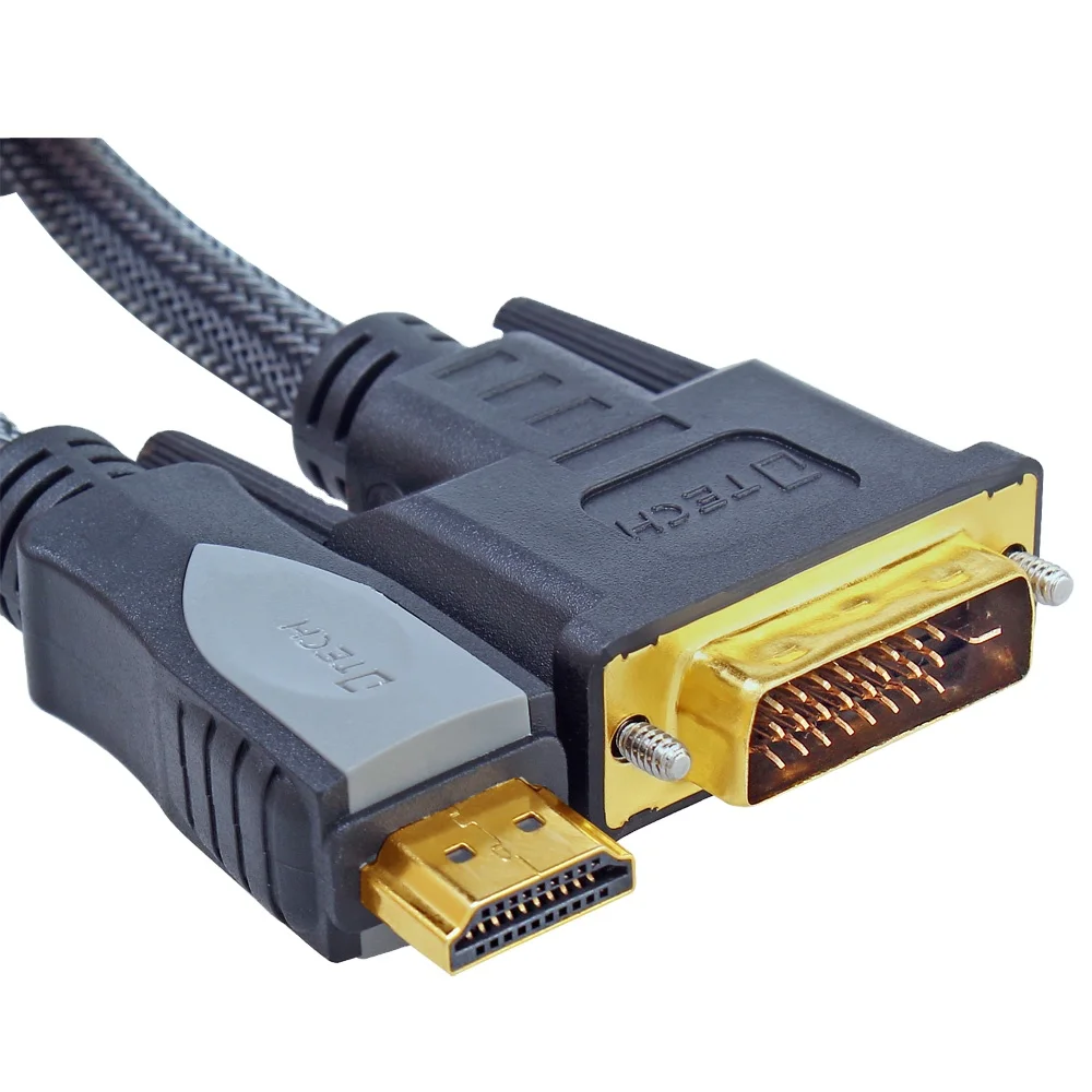 Высокое качество 1 8 м HDMI к DVI кабель