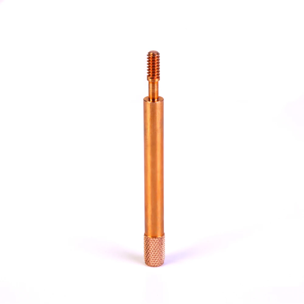 ISO9001-Certified CNC Custom Processing Service New Red Copper C11000 Turning and Rolling Parts Micro Machining Included