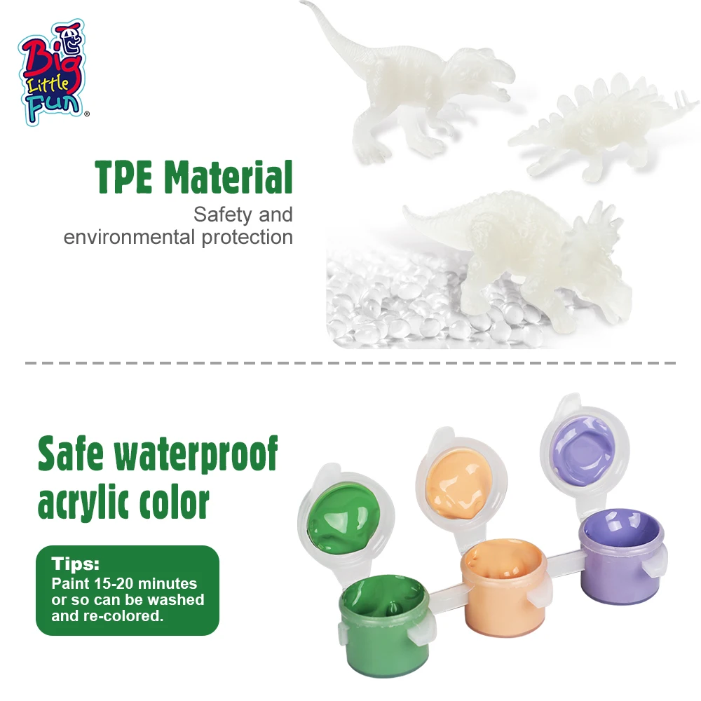 2024 Hot Selling Product Popular Products  Art Kit Dinosaur Blind Box Toy Diy Painting For Boys Gift