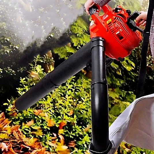 Portable gasoline blowing and sucking machine high power leaf weed cleaning dust