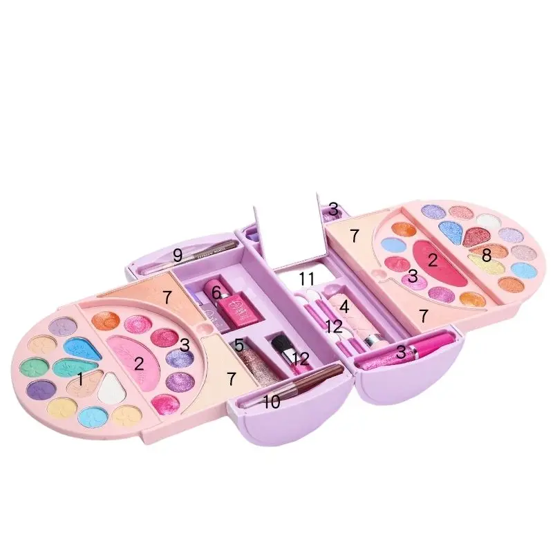 Профессиональная Детская косметика блеск для губ Косметика Макияж для маленьких девочек набор игрушек