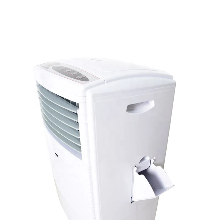 Cheap price full plastic colourful 3 speed 10L evaporative air cooler portable