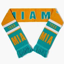 Custom Wholesale Fashion Men Team Scarf Comfortable Soft Knitted Custom Club Winter Scarf Football Fan Club Sports Winter Scarf