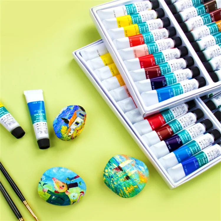 12/18/24 Colours Winsor & newton School Supplies Stationery Acrylic Paint Set For Art Students