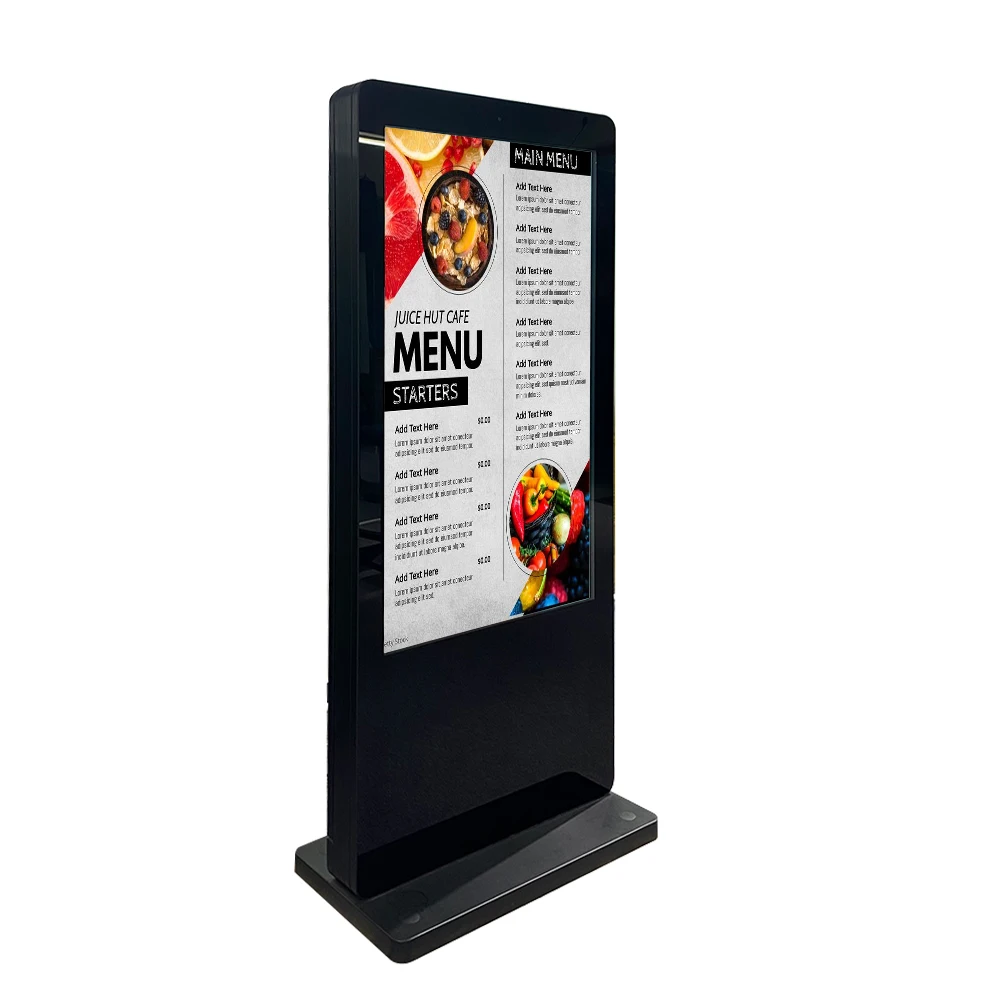 49 inch Kiosk LCD Waterproof Totem Outdoor Capacitive Signage Digital Display Screens Food kiosk menu board Outdoor Advertising
