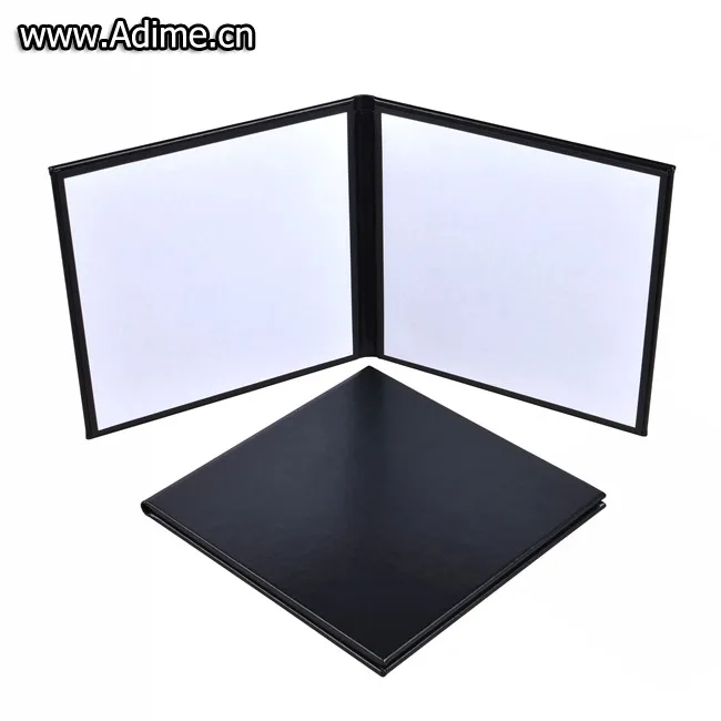 5x7 custom logo rigid cardboard linen velvet leather paper picture photo frame folder folio