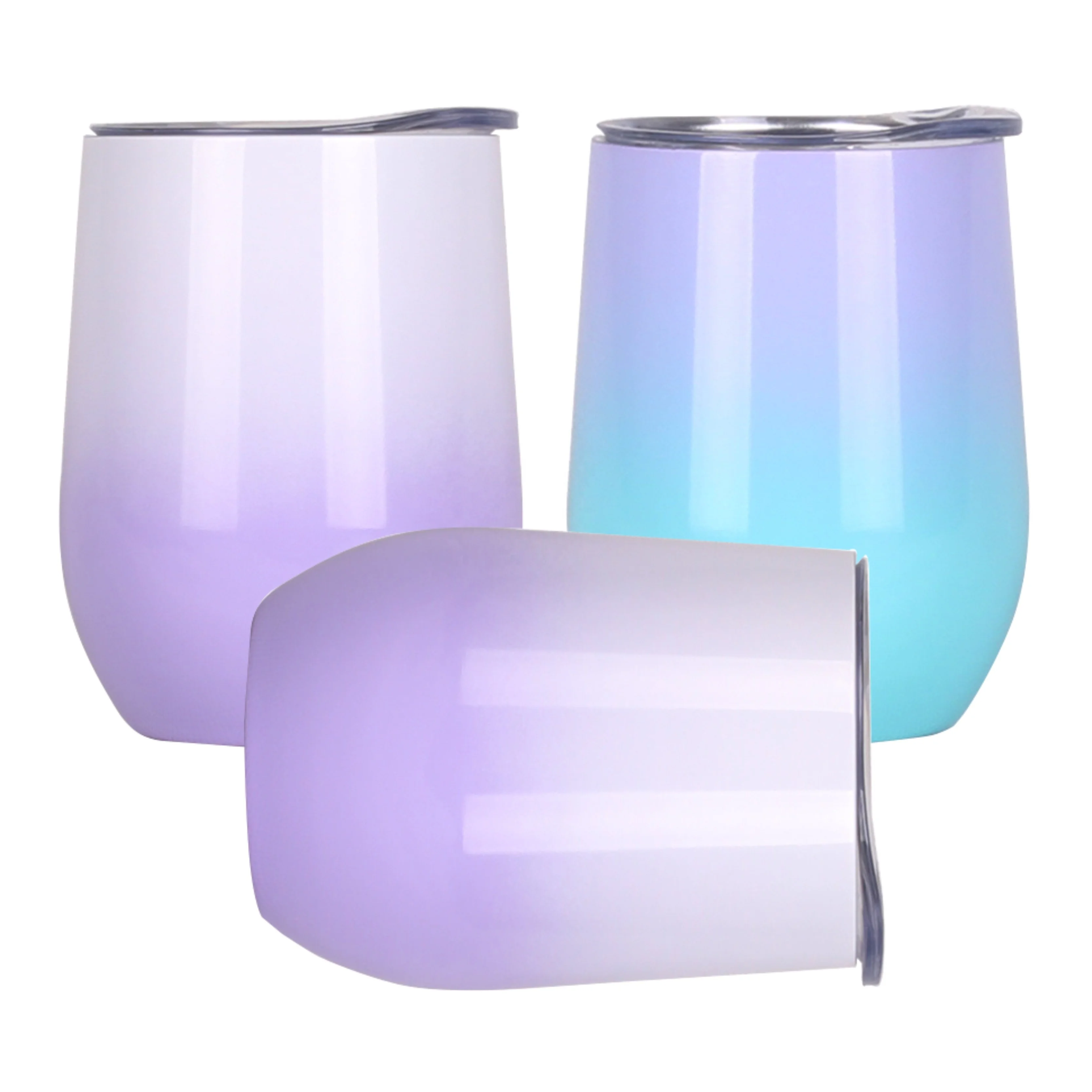 
12oz High-quality egg tumbler cups insulated double wall stainless steel travel mug termos egg shape bottle 