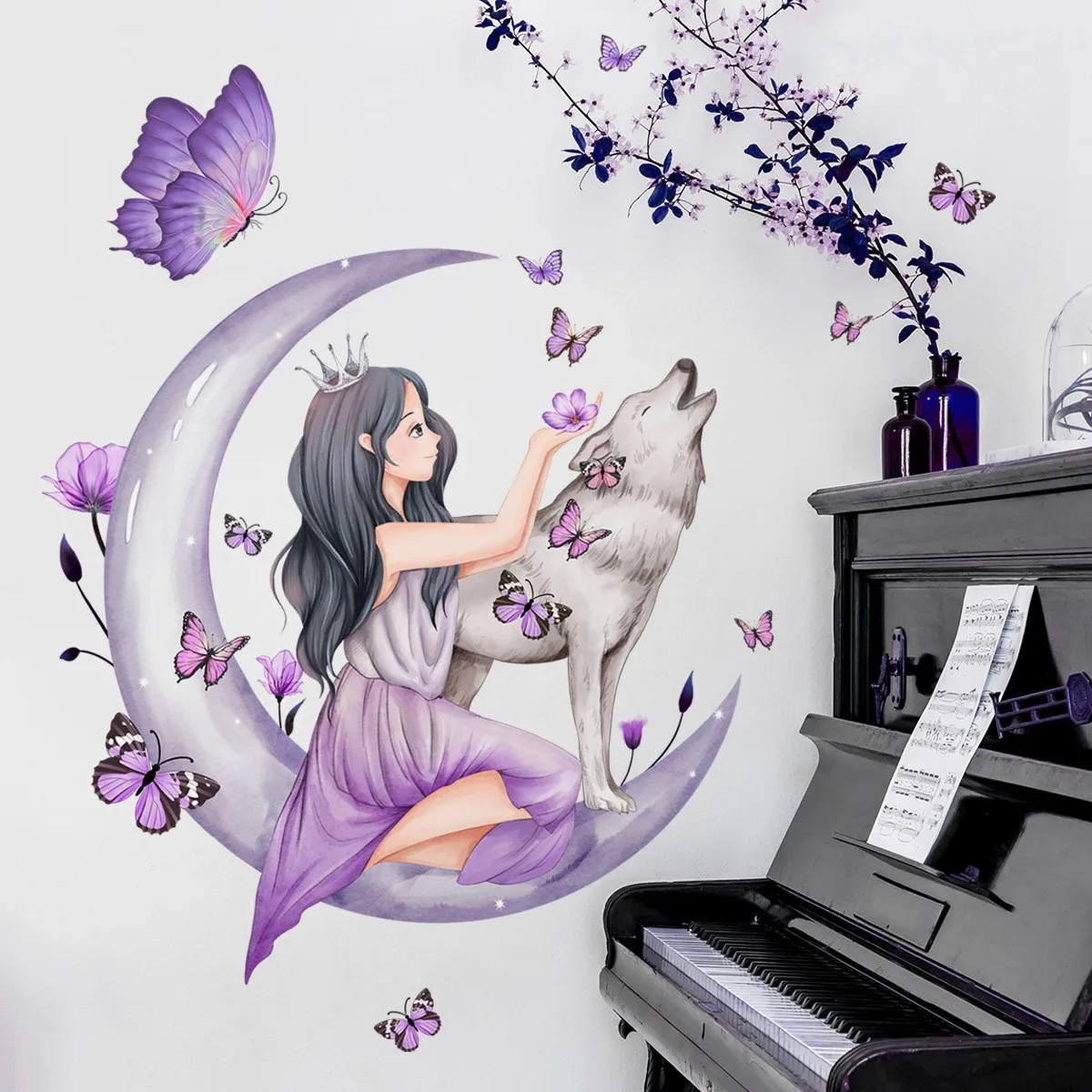 Custom Printing Room Decor Wallpaper For Kids PVC Large Wall Decals Vinyl Wall Sticker