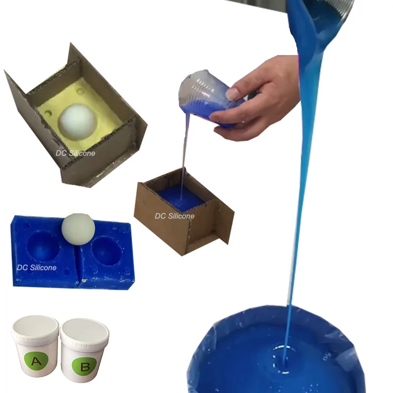 Factory Price Liquid RTV2 Platinum Silicone For Making Delicate Pattern GRC Plaster Resin Concrete Mold