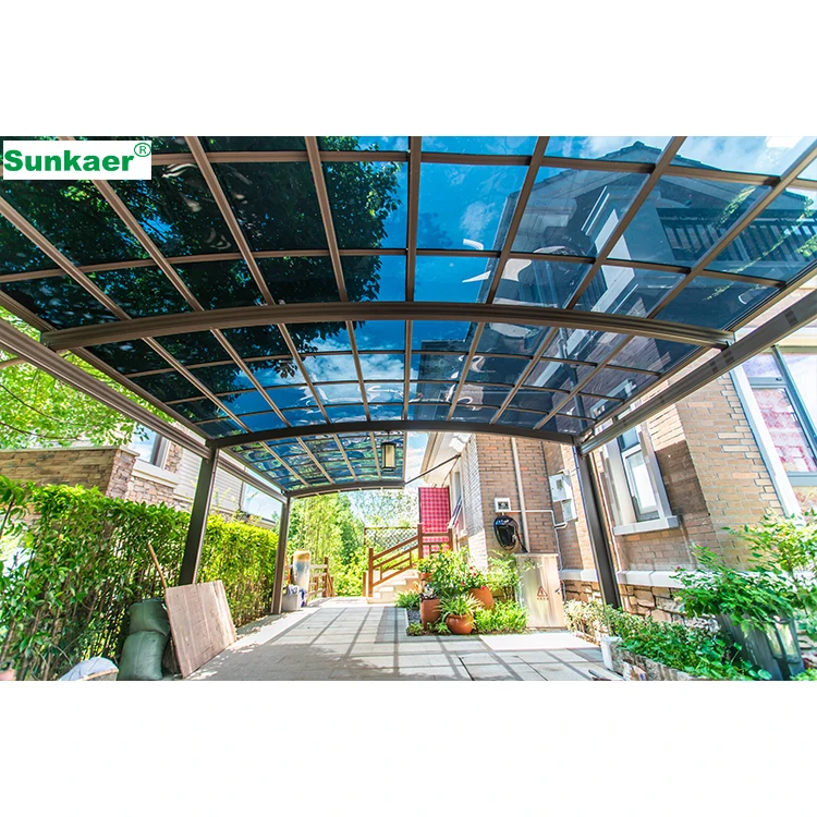 Hot selling SK-A0C Modern Design Hot Sale Outdoor Polycarbonate Window Awning Carport Canopy Front Door Canopy