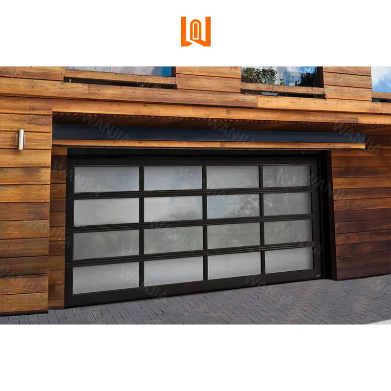 Factory direct custom store commercial garage door exterior electric garage door modern glass garage door