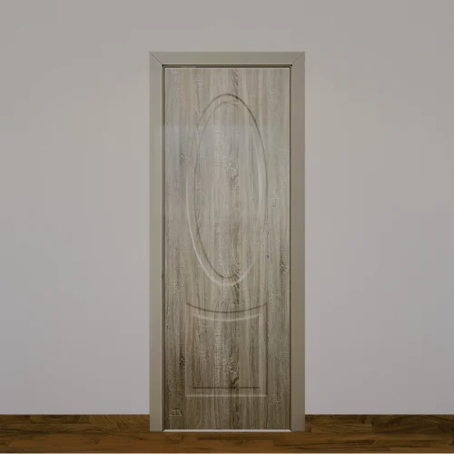 Modern Sliding Exterior Wood Door 3D Model Design High-Grade ODM with PVC MDF Materials Factory Direct for Houses in Vietnam