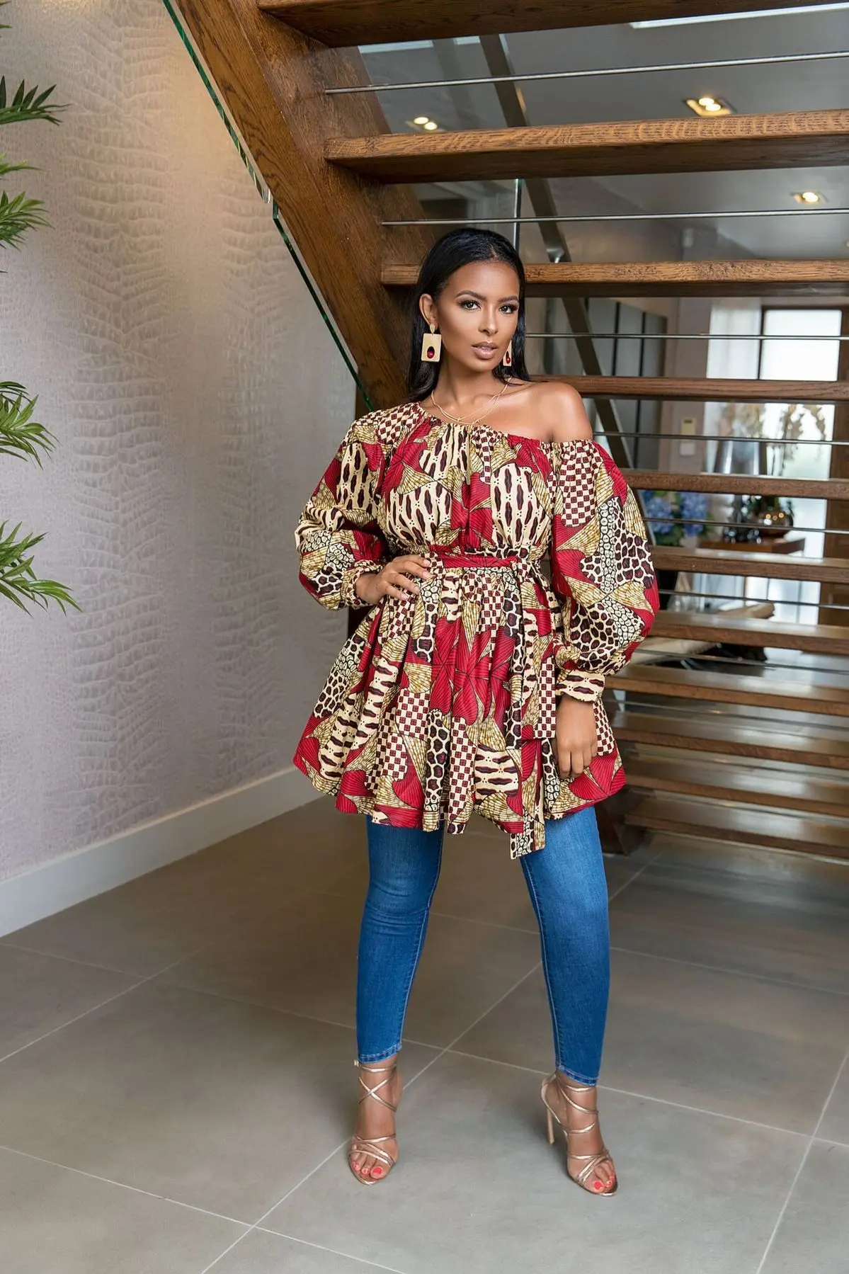 African ethnic tribal dress for women