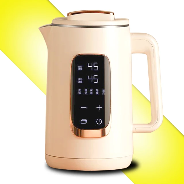 Home Smart Kitchen Appliances Led Light Glass Water 1.7l Tea Glass Maker Glass Electric Kettles (1600621977665)