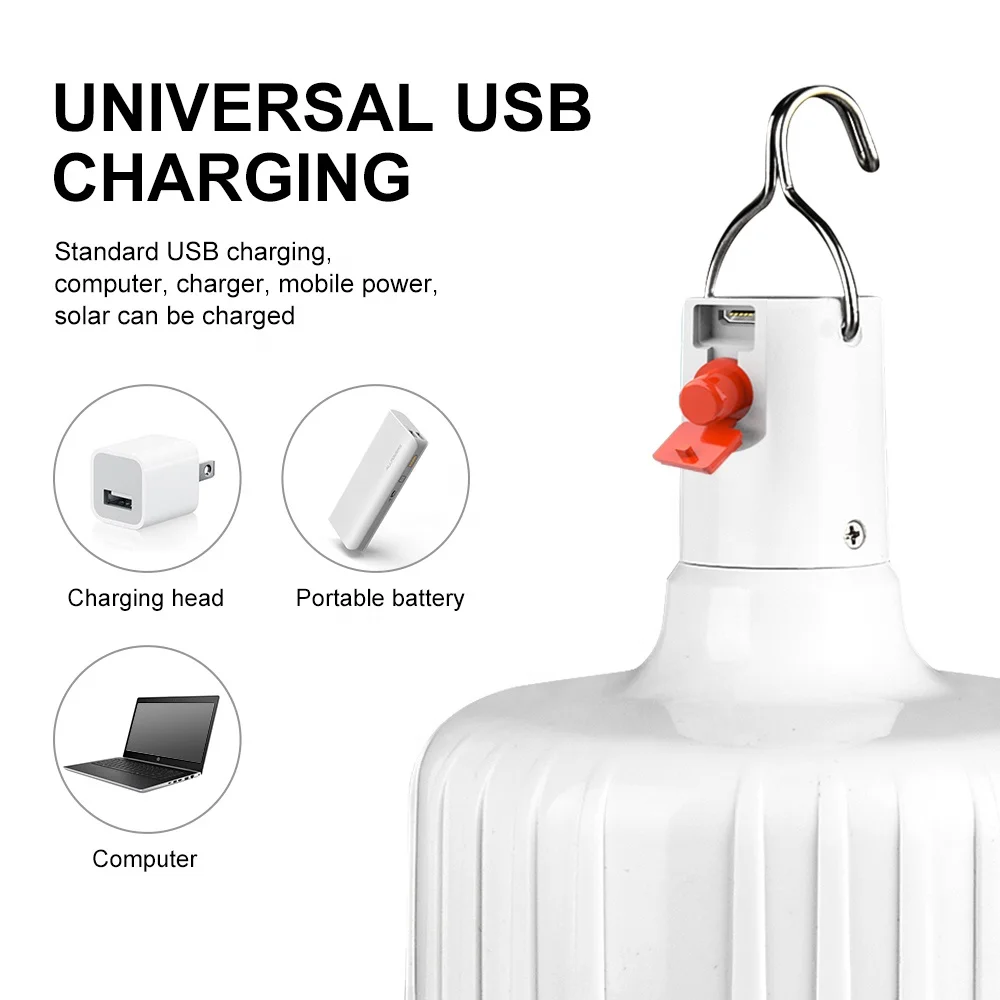 High Quality solar Led camping string lights Ip42 Camping Lights led light bulb