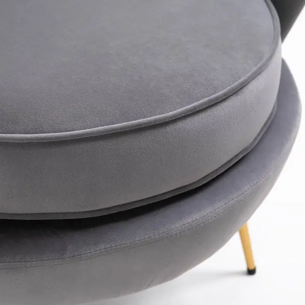 Mid Century Upholstery Fabric Recliner Velvet Sofa Chair