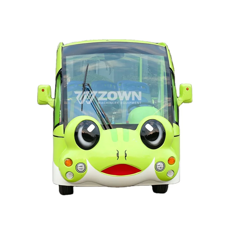 China bus factory offers new frog style zoo customized city shuttle sightseeing bus/with CE certification and customized color