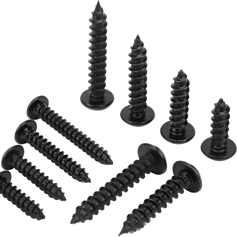 Black Phosphated Twin Fast Double Lead Fine Thread Drywall Screws Bugle Head Design Stainless Steel Zinc Plated Finish DIN
