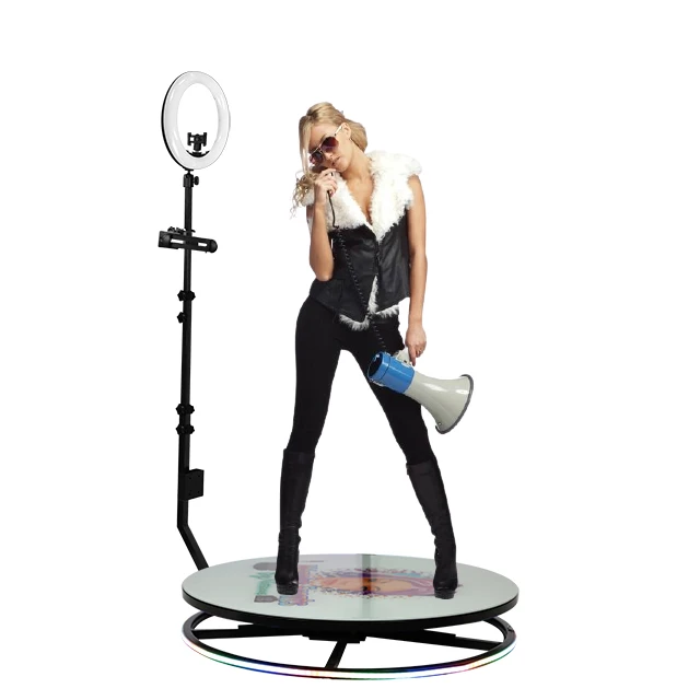 2023 Newest Factory Directly Supply Camera Phone Ipad 360 Photo booth 68cm 80cm 100cm 115cm 360 Video Booth Machine