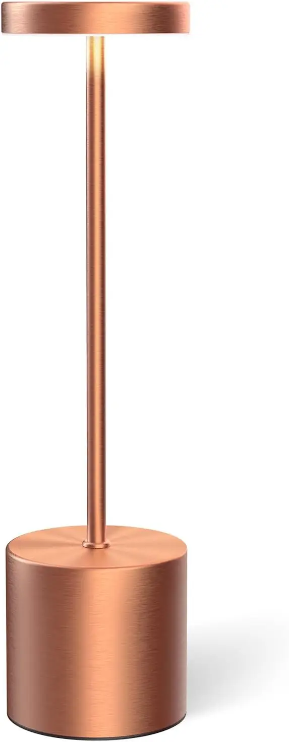 Fast shipping  Led Chargeable Cordless Wireless Table light  Night Light Luxury Rechargeable Cordless Restaurant Table Desk Lamp