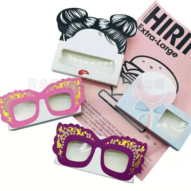 False Eyelashes & Tools eye lashes candy package eyelash packing box luxury package box eyelash box packaging