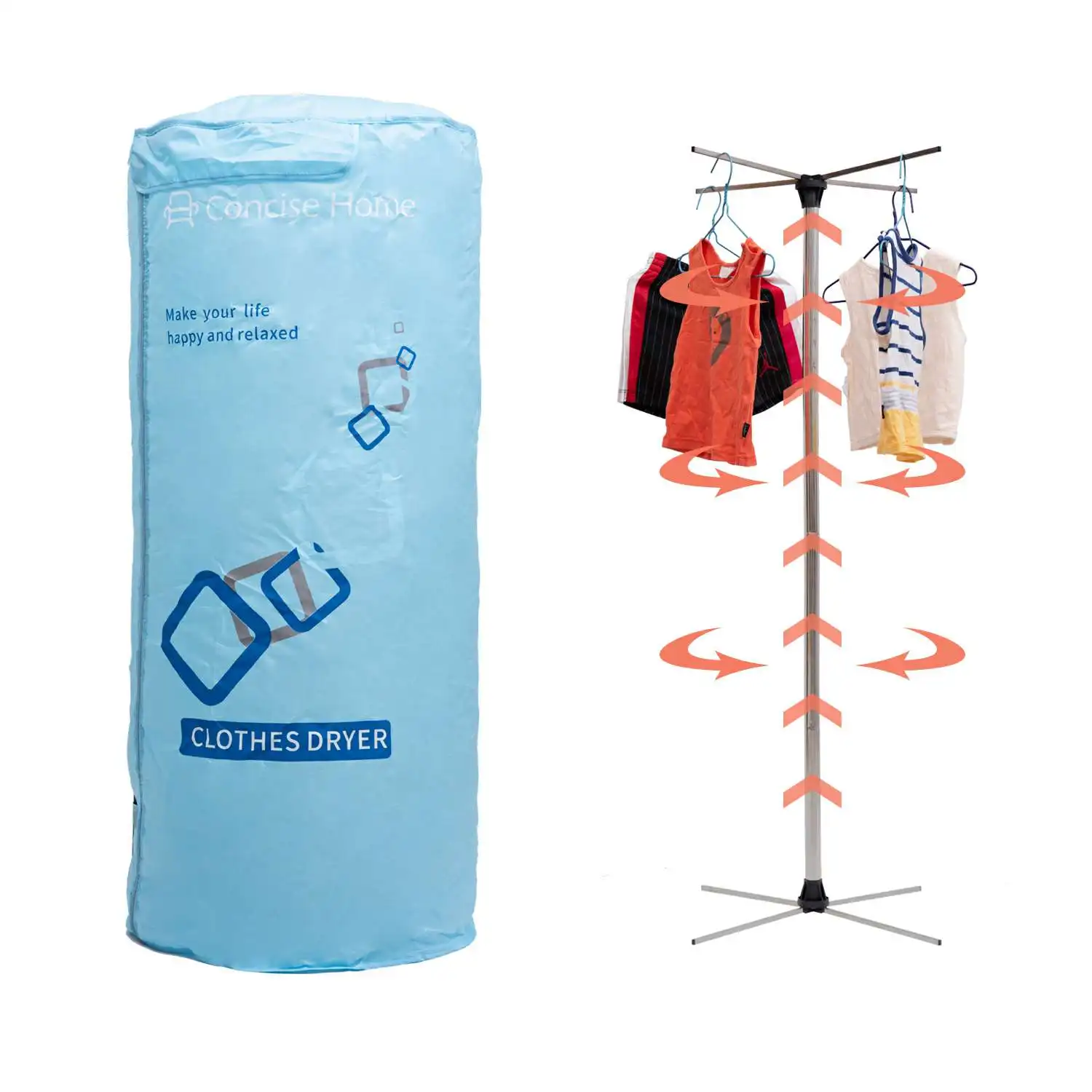 Лаконичные Home 10 кг. нержавеющей стали дорожный Прачечная сушка на воздухе мини портативный электрическая сушилка для белья