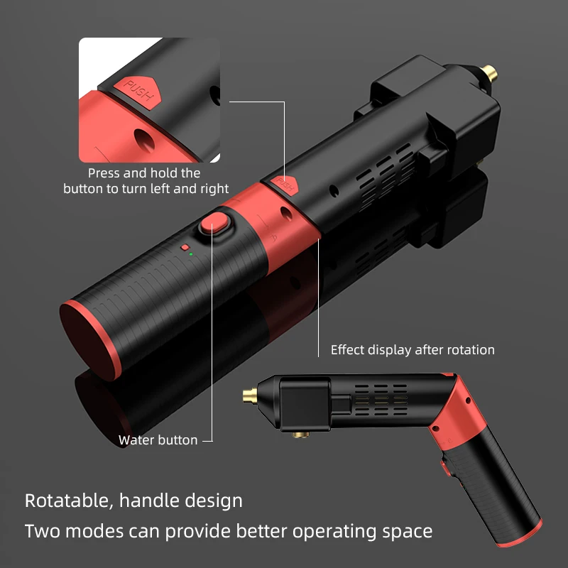 Беспроводной пистолет высокого давления для мойки автомобилей, портативное оборудование для мойки машин, водяной пистолет