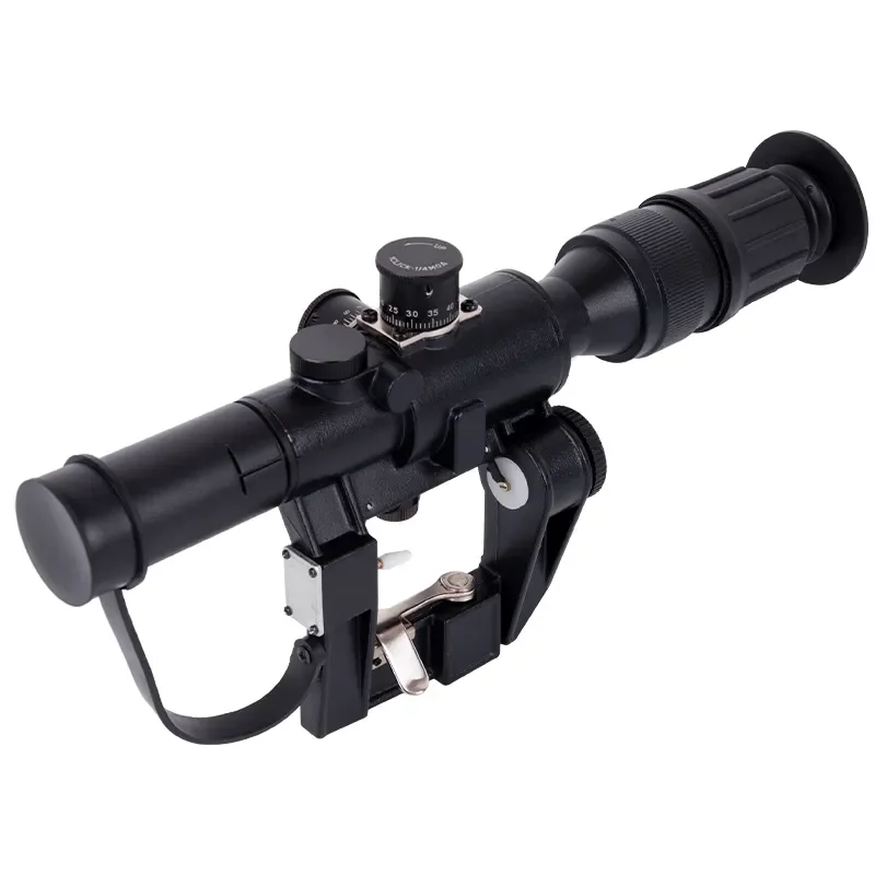 LUXUN SVD 4x26 Tactical Optical Sight Long Range Red Illuminated Sight Scope with Glass Ranging Reticle