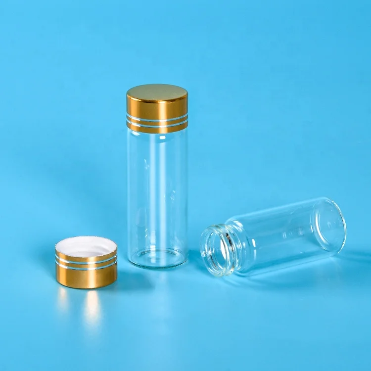 Manufacturer supply best selling blue screw cap glass bottle laboratory screw top bottle cap