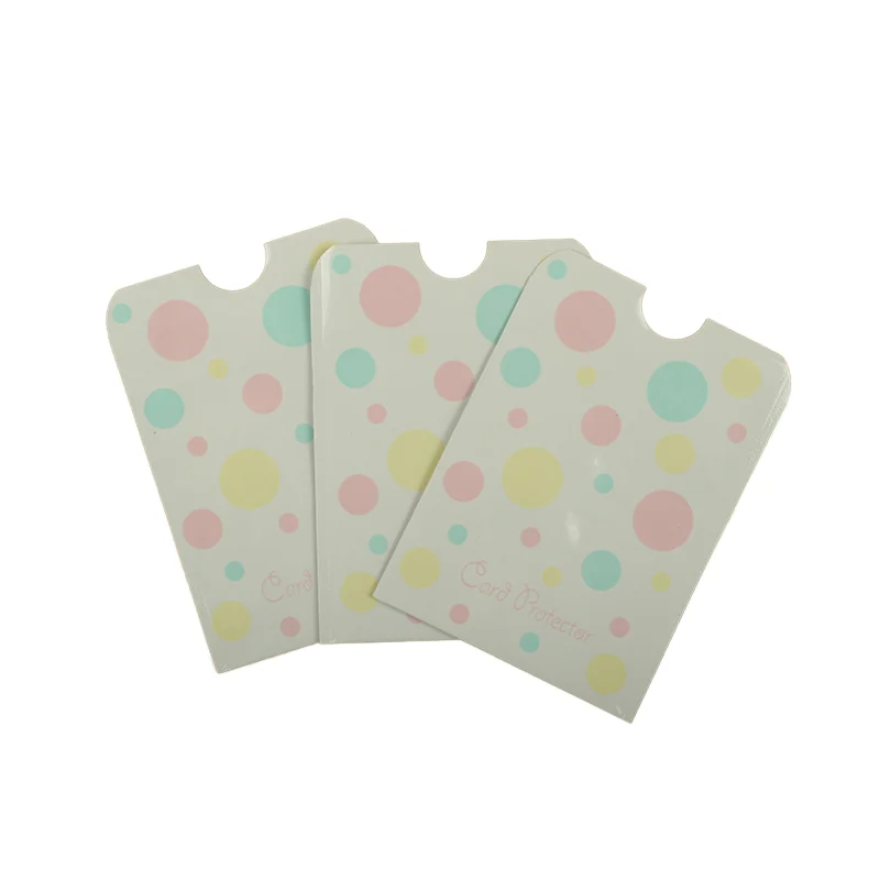 High Quality Plastic RFID Blocked ATM Pouches Customizable Logo & Printing Stylish Card Holder for Credit Cards Passports