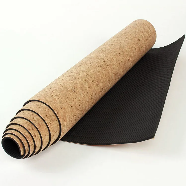 2024 Light Soft Hot 1mm Organic 100% Cork Sustainable Yoga Mat