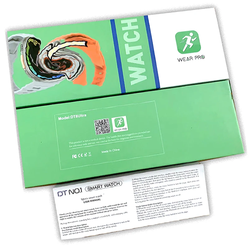 2.0inch HD Screen Watch8 Ultra8 DT8 Ultra Smartwatch DT 8 Series 8 I S8 49mm WearPro DT8Ultra DT NO.1 Smart Watch Ultra DT8 2023