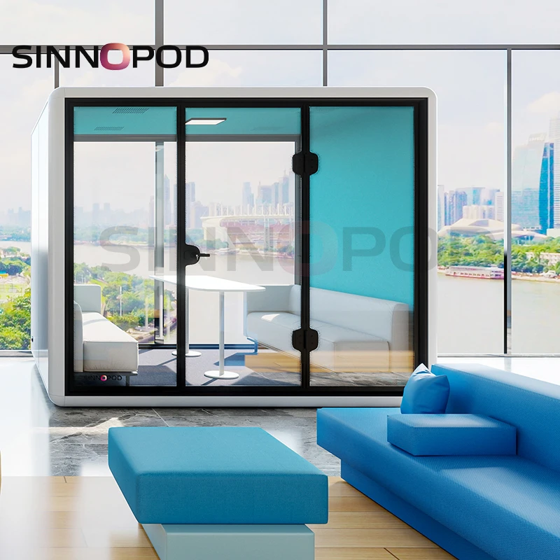 Factory Direct Supply Privacy Office Pods Acoustical Soundproof Office Phone Booth Office Meeting Pods Sound Booth