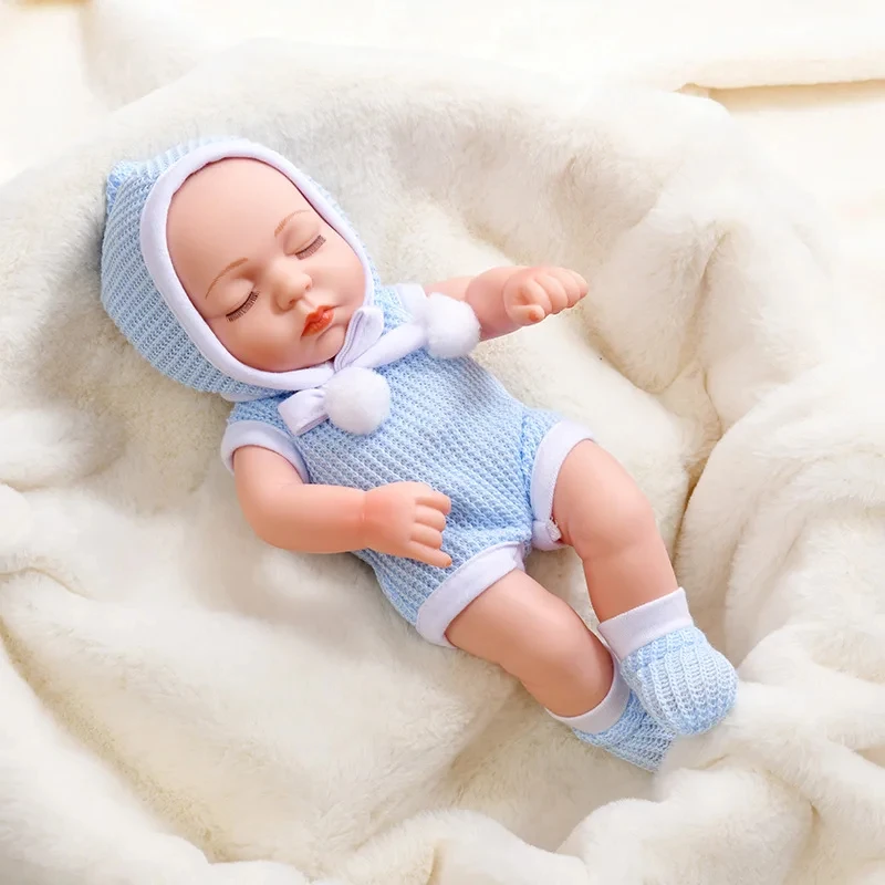 12 дюймов новая кукла реборн 30 см Реалистичная девочка Bebe Baby Doll с модной одеждой гладкая мягкая кожа виниловые детские игрушки куклы подарок