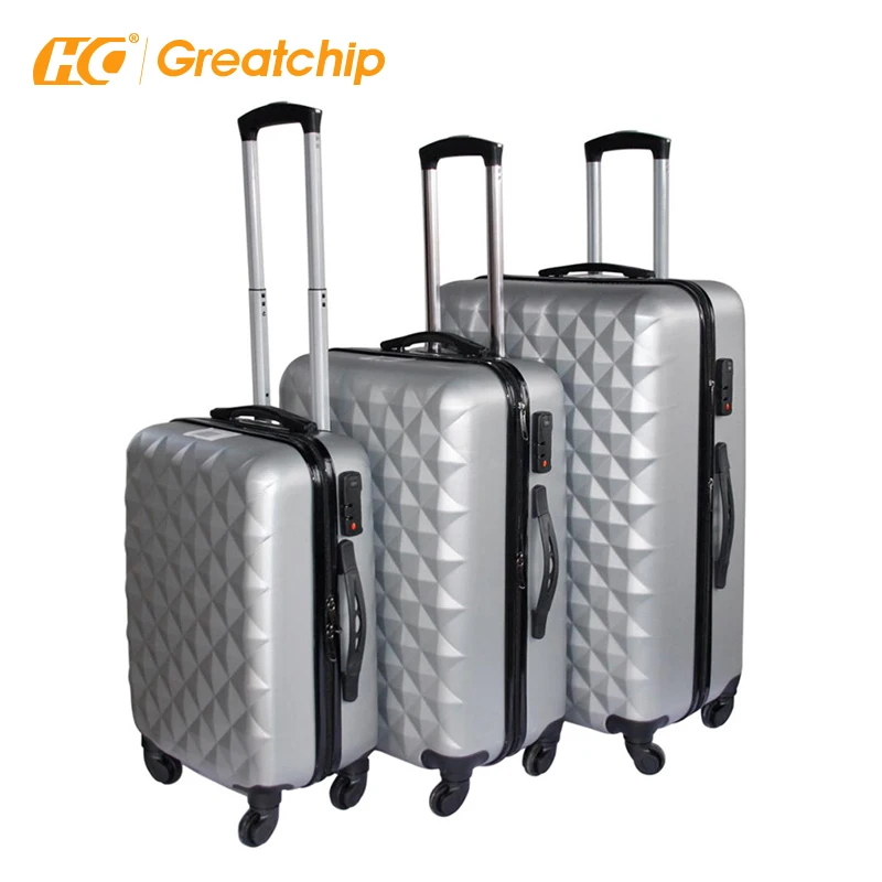 
Promotion ABS Travel Luggage Set Hardshell Suitcase 3 pcs Trolley Bags 4 Wheel Spinner Luggage 