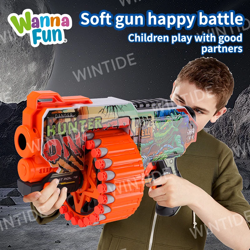 new product toy gun soft bullet foam bullet gun shooting toys toy gun shoots plastic bullets  shell ejecting feature
