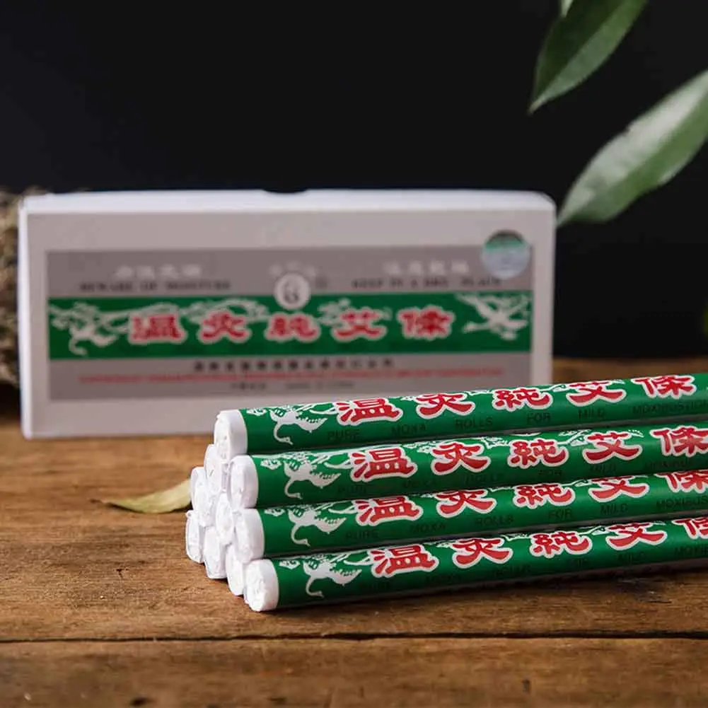 2024 hot sell  Moxa Rolls Chinese Traditional Roller Stick Black Roller Burner Pure Moxa Rolls for Mild Moxibustion