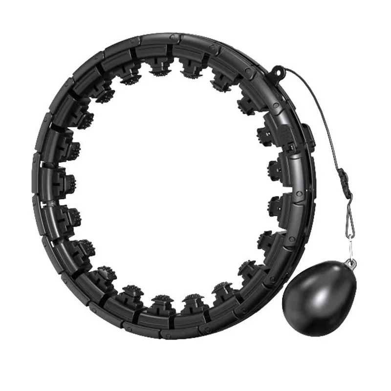 Weight Loss Infinity Hoop Fit Plus 21 Detachable Links Size Adjustable with Ball Waist Trimmer  Hula Circle Hoops