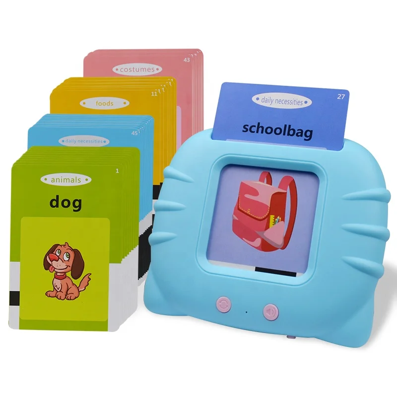 2022 Hot Sale Sight Words flash Cards Machine Educational Learning Toys for Kids