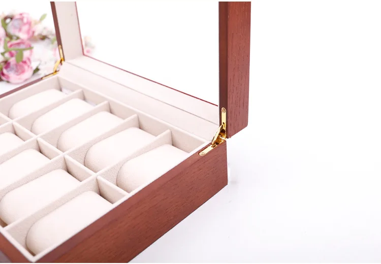 Factory Custom Wholesale  Watch Storage Box Display Watch Storage Box Luxury Wooden Watch Box