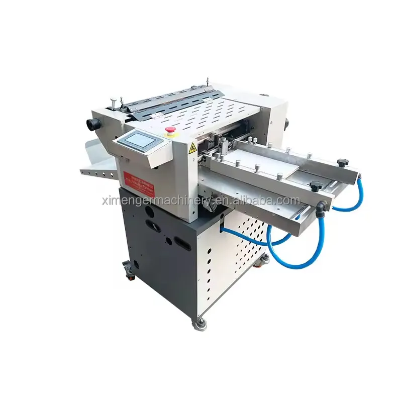 Multifunction A3+ Automatic Paper Sheet Creasing Perforation Numbering Machine For Receipt Book