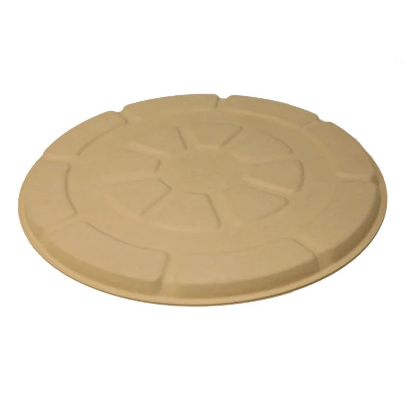 Хорошее качество, экологически чистые одноразовые тарелки для пиццы, микроволновые тарелки, биоразлагаемые тарелки для пиццы